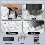 8-in-1 Multi-Purpose Cleaning Kit for Keyboards, Laptops, Earphones & Tech Gadgets - Dust & Dirt Remover