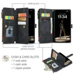 Loadbasket Zipper Wallet Case for iPhone 15, 15 Plus, 15 Pro, & 15 Pro Max - Premium Style with Card Slots