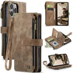 Loadbasket Zipper Wallet Case for iPhone 15, 15 Plus, 15 Pro, & 15 Pro Max - Premium Style with Card Slots