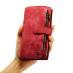 iPhone 11 Zipper Pocket Wallet Case with Premium Leather & Full Protection