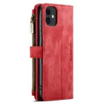 iPhone 11 Zipper Pocket Wallet Case with Premium Leather & Full Protection