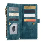 iPhone 11 Zipper Leather Wallet Case – Genuine Leather, Secure Closure & Card Storage