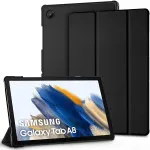 Samsung Galaxy Tab A8 10.5 Smart Case (2021) Book Stand Cover SM-X200 SM-X205 PU Leather Protective Cover , Black