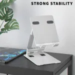 Adjustable Aluminum Tablet Holder Foldable Stand Phone Mount