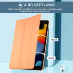 iPad 10.2inch 7th-8th-9th Generation Smart Case With Tri-fold Leather Shell