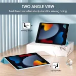 iPad 10.2inch 7th-8th-9th Generation Smart Case With Tri-fold Leather Shell