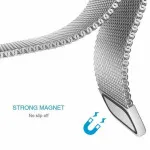 Magnetic Stainless Steel Watch Band Adjustable Quick Release Strap for Men Women