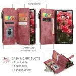 iPhone 12 Wallet Case – Premium Leather Flip Cover with Card Slots, Kickstand & Magnetic Closure
