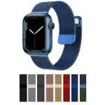 Stainless Steel Magnetic Milanese Loop Band for Apple Watch Series 10-1, Men & Women