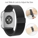 Stainless Steel Magnetic Milanese Loop Band for Apple Watch Series 10-1, Men & Women