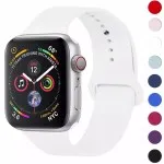 Apple Watch Strap: Silicone Sport Band for Series 9, 8, 7, 6, SE, 5, 4, 3 (38/40/42/44)