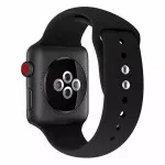 Apple Watch Strap: Silicone Sport Band for Series 9, 8, 7, 6, SE, 5, 4, 3 (38/40/42/44)