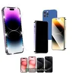 Glitter Diamond Bling Screen Protector for iPhone 15, 15 Plus, 15 Pro, 15 Pro Max – Sparkling Shiny Tempered Glass Cover