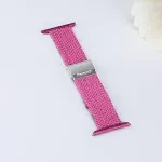 Stretchy Braided Solo Loop for Apple Watches Woven Buckle Belt Band