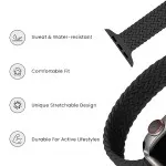 Simple Woven Nylon Straps For Apple Watches - Stretchy & Lightweight
