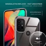 Motorola Moto G10/G20/G30 Clear Case – Slim, Shockproof Silicone Protective Cover