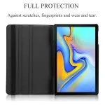 Samsung Galaxy Tab A 10.5 inch (2018) Leather Case – 360° Rotating Stand Cover