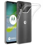 Motorola Moto E13 Case – Clear TPU Shockproof Protective Cover, Soft & Transparent