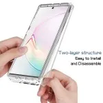 Samsung Galaxy Note S10 Plus Clear 360° TPU Full Body Shockproof Case