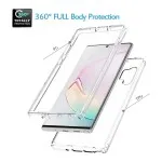 Samsung Galaxy Note S10 Plus Clear 360° TPU Full Body Shockproof Case