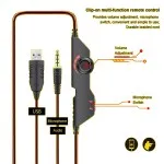 Gaming Wired Headset with HD Surround Sound and Volume Control – Works with All Devices