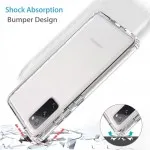 360° Full Body Shockproof Transparent Case for Samsung Galaxy S20 Plus - Rugged TPU Protection