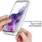 Samsung Galaxy S20 Case 360° Full Body Shockproof Clear Cover UK