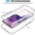 Samsung Galaxy S20 Case 360° Full Body Shockproof Clear Cover UK