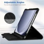 Luxury Leather Case for Samsung Galaxy Tab A9 Plus – 360° Rotation Stand