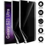 2 Pack Matte Privacy Screen Protector Anti-Spy Tempered Glass For Samsung S23 Ultra S23+ Fe