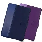 Magnetic Smart Cover for Apple iPad Mini 1, 2, 3 - Purple & Navy Folio Tablet Case