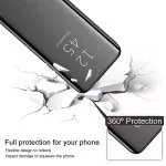 For Samsung Galaxy A41 (2020) 6." Smart Mirror View Flip Stand Phone Case