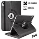 360 Case Samsung Galaxy Tab A6 10.1" T580/T585 Leather Stand Case Cover-Black