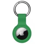 AirTag Case For Apple Air Tag Cover Tracker Pu Leather Car Key Chain Ring Holder