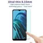 Crystal Clear Tempered Glass for TCL 40R – 2-Pack, High Sensitivity Touch