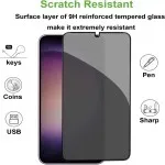 2-Pack Privacy Screen Protector for Samsung Galaxy A04S – Anti-Spy Tempered Glass