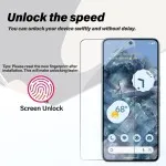 Google Pixel 8 Pro Screen Protector 2-Pack – Ultra-Clear Tempered Glass, 9H Hardness