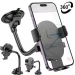 360 Rotatable Car Suction Phone Holder Dashboard Windscreen Mount Universal
