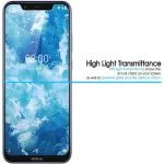 Shatterproof for Nokia 1 Plus Screen Protector, [Full Coverage] Military Grade Protection & Zero Bubble Clear Tempered Glass Case Friendly Film with Phone Stand 5.45 inches- (2 Pack)