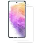 Crystal Clear 2-Pack Screen Protectors for Samsung A73 5G – Anti-Fingerprint & Full Coverage