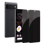 [2-Pack] Anti-Spy Screen Protector for Google Pixel 6a – Privacy Tempered Glass, 9H Hardness