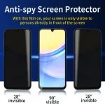 2-Pack Privacy Screen Protector for Huawei P Smart S , Anti-Spy 9H Tempered Glass Case Friendly