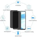 2-Pack Privacy Tempered Glass Screen Protectors for Vivo Z5X – Anti-Spy & Shatterproof