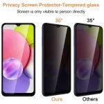 Best Samsung Galaxy M30 Privacy Glass – Dual Pack, Anti-Spy, Scratch Resistant & HD Clear