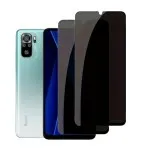 Anti-Spy Tempered Glass Screen Protector Dual Pack for Xiaomi Redmi Note 10 – 9H Hardness, Anti-Scratch Privacy Film