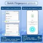 Privacy Screen Protector for Samsung S25 Edge 2025, 2-Pack, Anti-Spy Glass