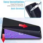 Oscal C30 Pro Privacy Guard [2-Pack] – High Clarity, Anti-Peep Tempered Glass for Screen Security