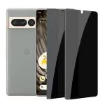 Waterproof & Dustproof Anti-Spy Tempered Glass Screen Protector for Google Pixel 7 Pro Case-Friendly Fit
