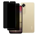 Privacy Screen Protector for Oppo A17K – Anti-Spy 9H Tempered Glass with Full Coverage & Scratch Resistance