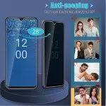 Premium Privacy Screen for Nokia C21 Plus – 2-Pack 9H Tempered Glass